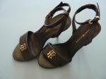 Chaussures tommy hilfiger femme sandale talons 36 cuir noir... - Miniature